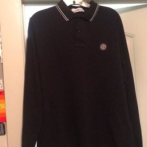 Stone Island long sleeve Polo
